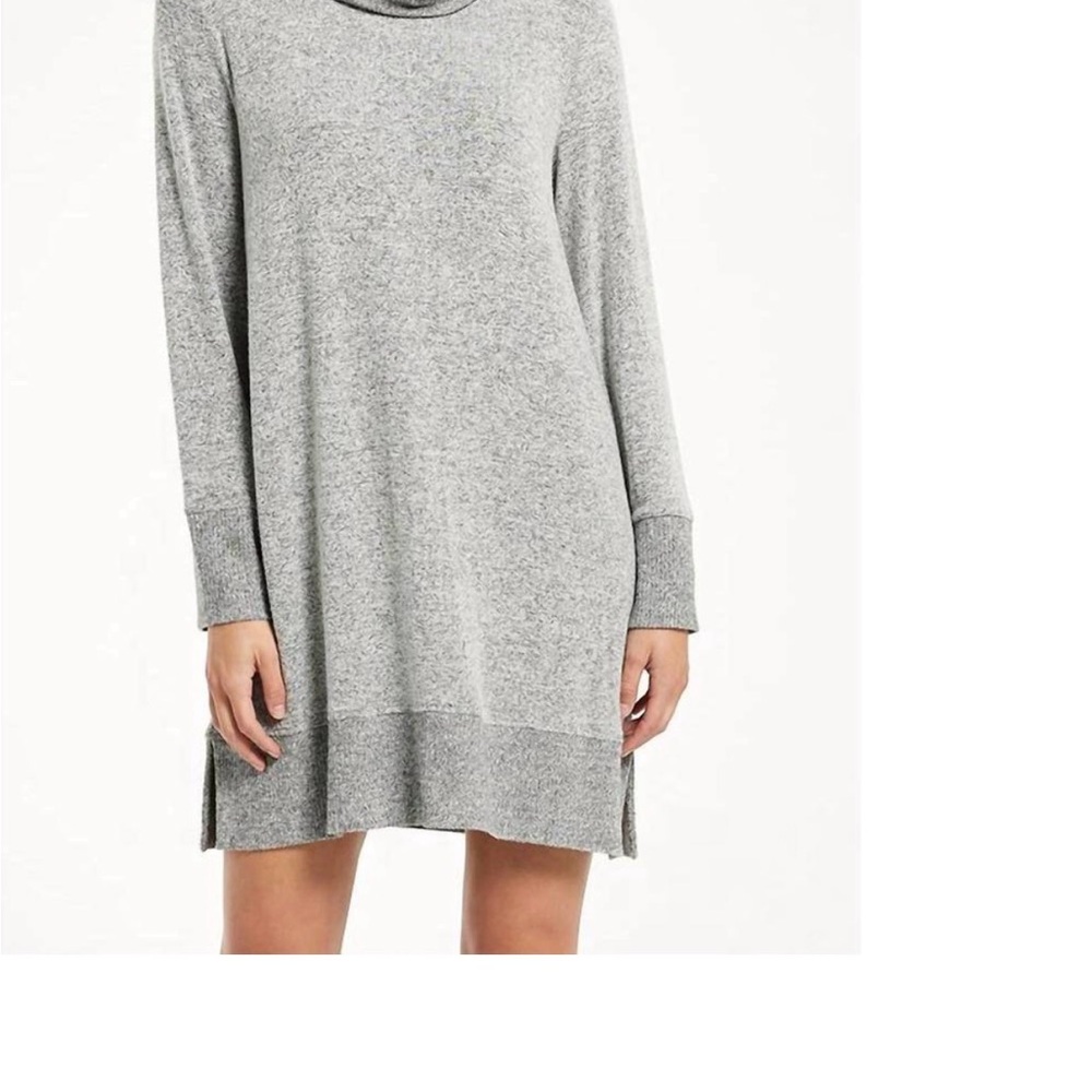 Z Supply Gray Long Sleeve Dress